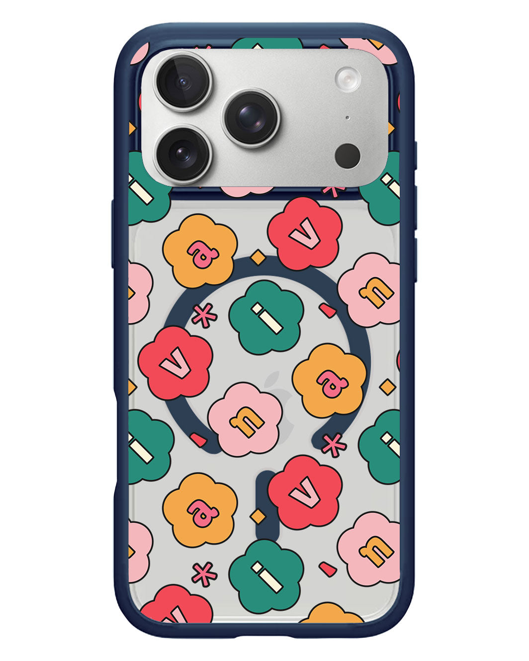 iPhone Rearguard Hybrid - CUSTOM MONOGRAM 3.0 FLOWER PETALS 3.0