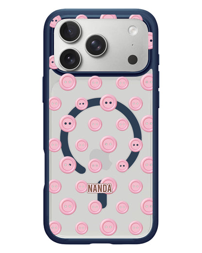 iPhone Rearguard Hybrid - Pink Buttons