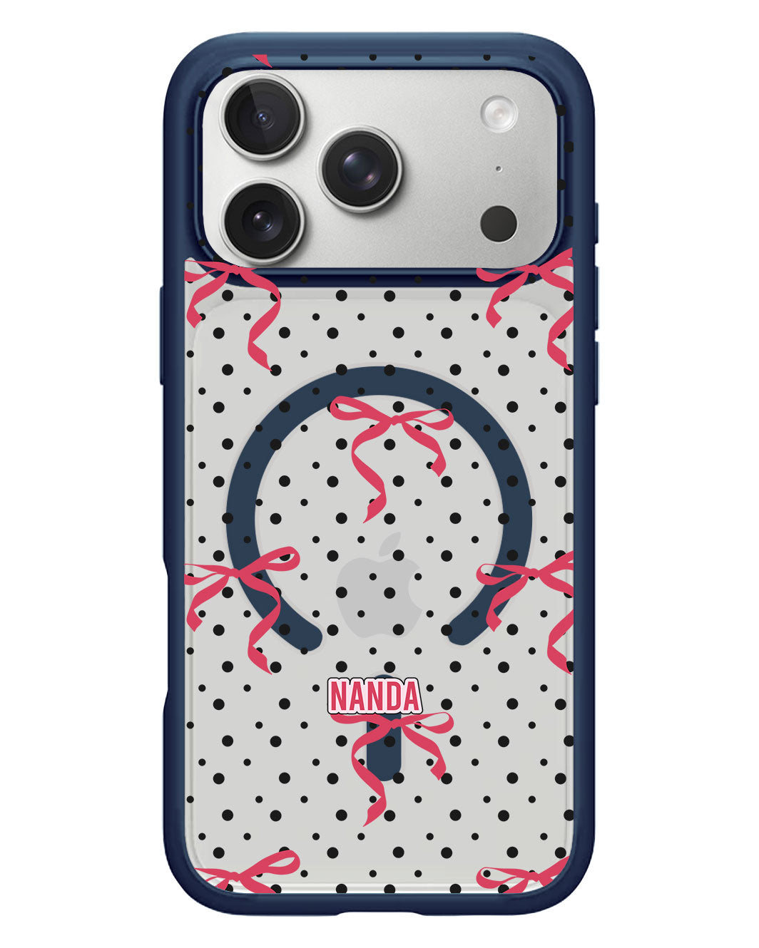 iPhone Rearguard Hybrid - Red Bows
