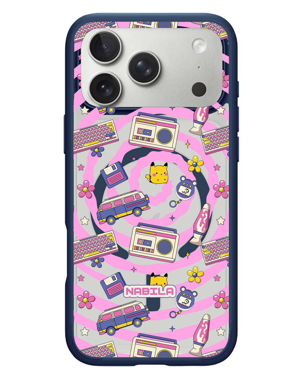 iPhone Rearguard Hybrid - Retro Spiral