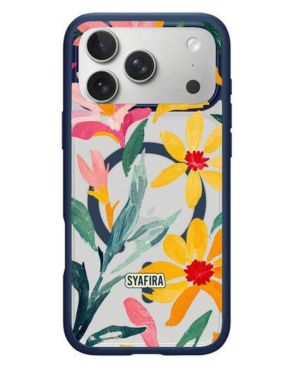 iPhone Rearguard Hybrid - Tropical Flowers