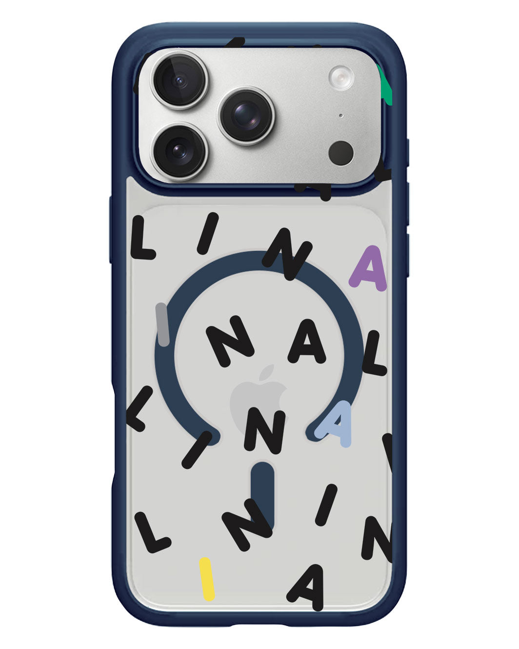 iPhone Rearguard Hybrid - CUSTOM MONOGRAM 2.0 Black