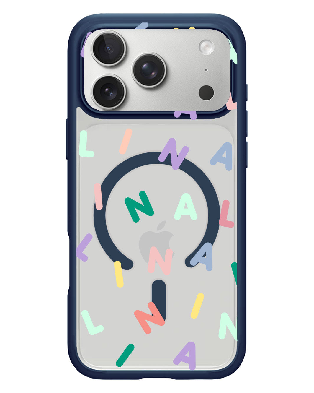 iPhone Rearguard Hybrid - CUSTOM MONOGRAM 2.0 Rainbow