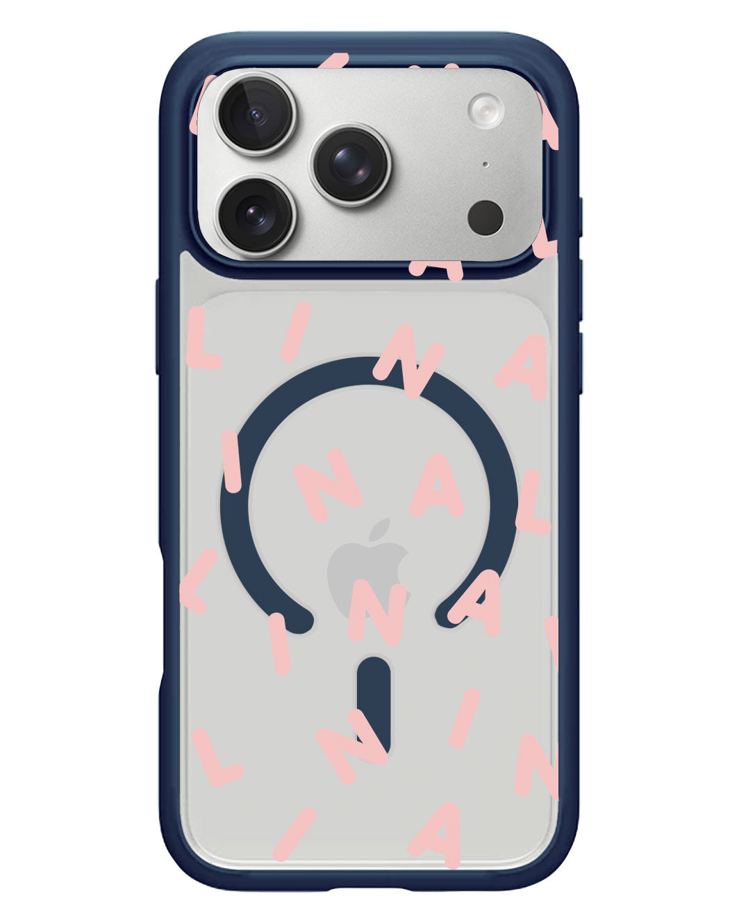 iPhone Rearguard Hybrid - CUSTOM MONOGRAM 2.0 Rosewater