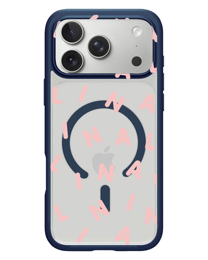 iPhone Rearguard Hybrid - CUSTOM MONOGRAM 2.0 Rosewater