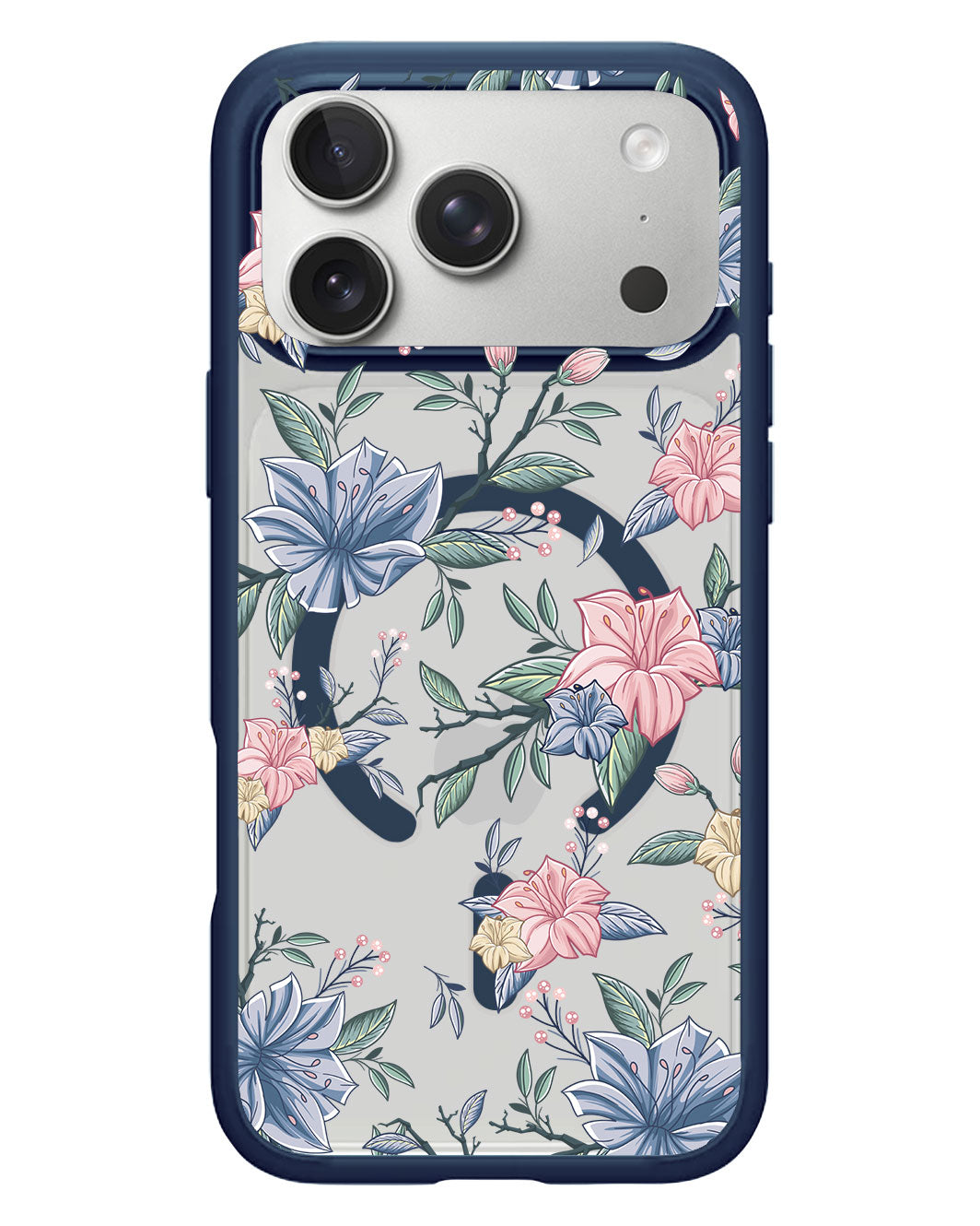 iPhone Rearguard Hybrid - Pink & Blue Florals
