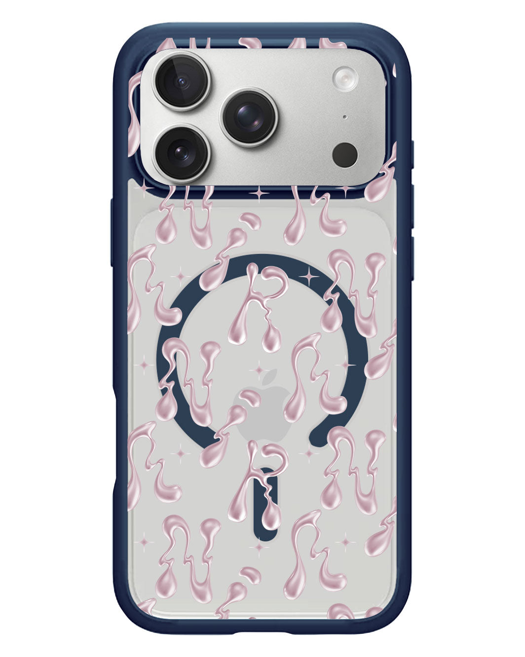 iPhone Rearguard Hybrid - Pink Chrome Monogram 2.0