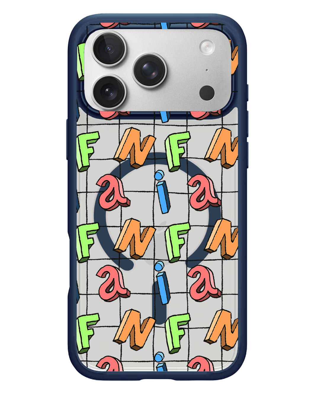 iPhone Rearguard Hybrid - CUSTOM MONOGRAM 3.0 Playful