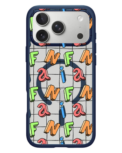 iPhone Rearguard Hybrid - CUSTOM MONOGRAM 3.0 Playful