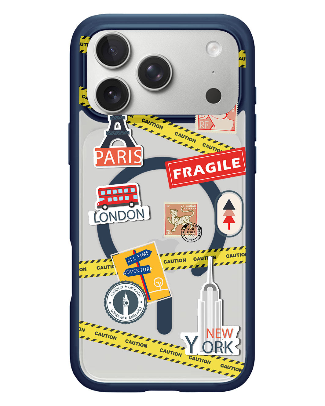 iPhone Rearguard Hybrid - Travel Stickers