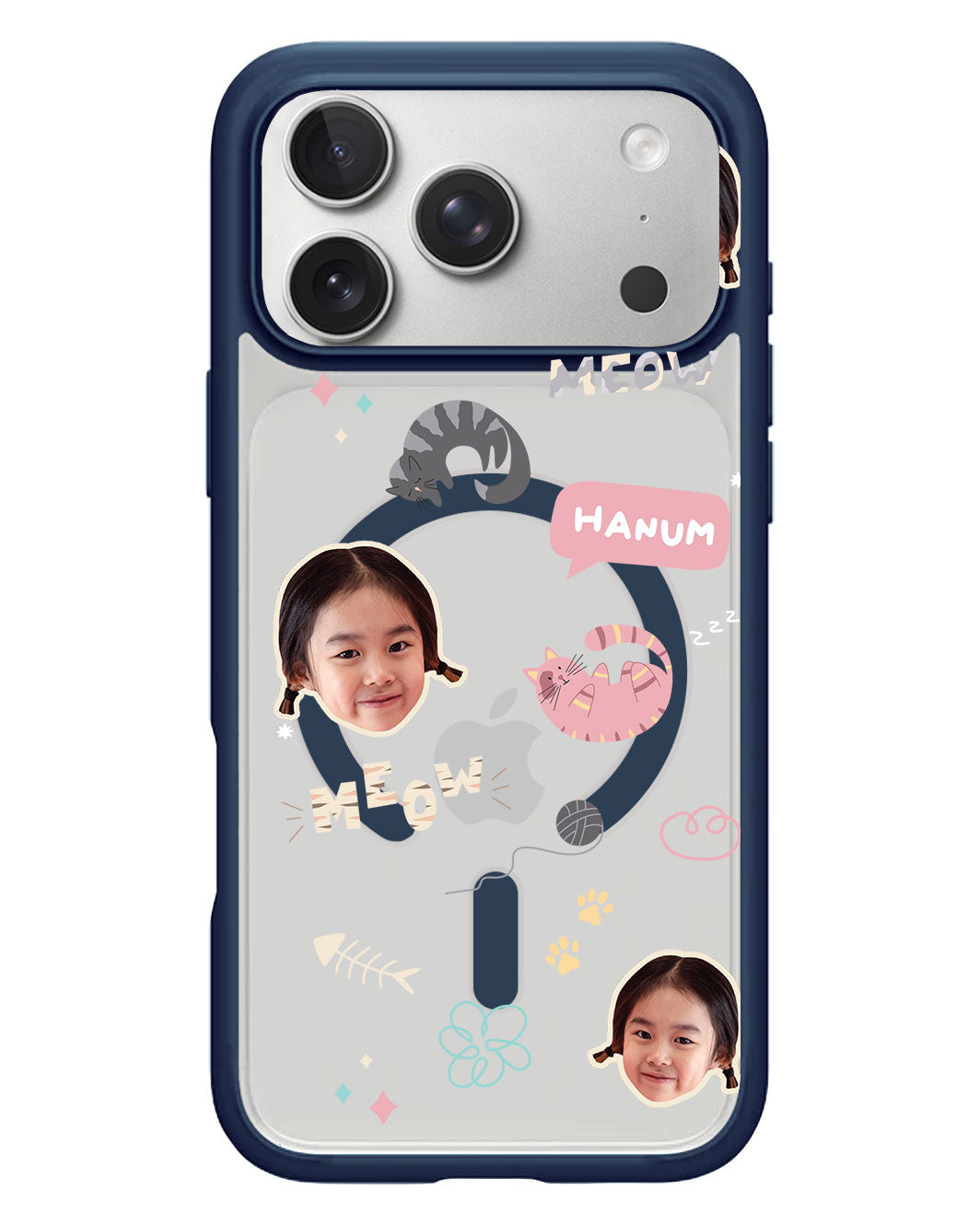 iPhone Rearguard Hybrid - Face Grid Kitty