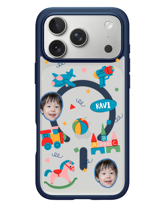 iPhone Rearguard Hybrid - Face Grid Boy's Toys