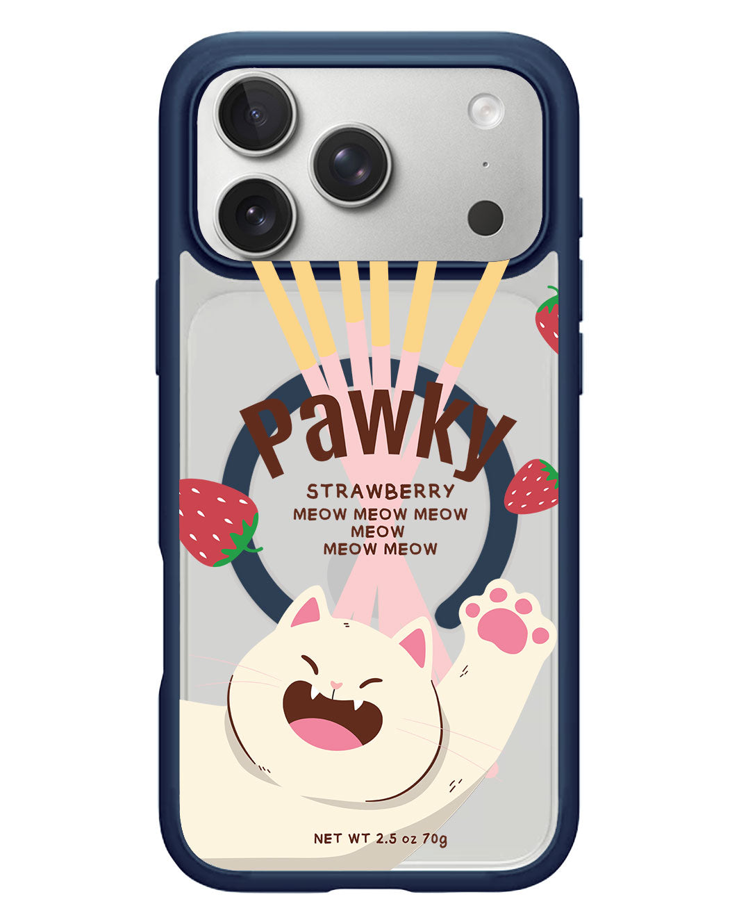 iPhone Rearguard Hybrid - Pawky Cat