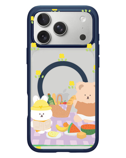 iPhone Rearguard Hybrid - Picnic Bear Lilac