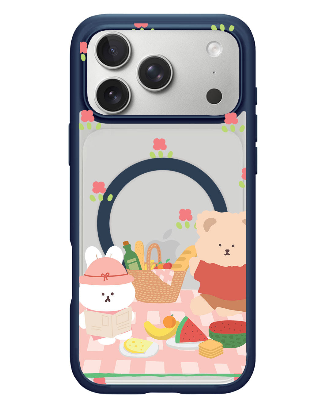iPhone Rearguard Hybrid - Picnic Bear Pink