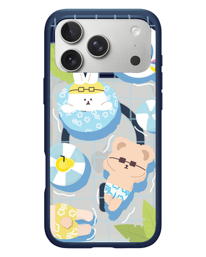 iPhone Rearguard Hybrid - Pool Party Blue