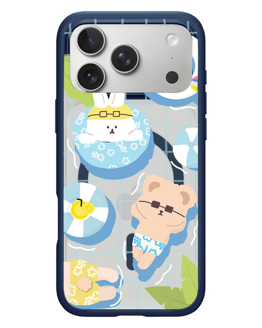 iPhone Rearguard Hybrid - Pool Party Blue