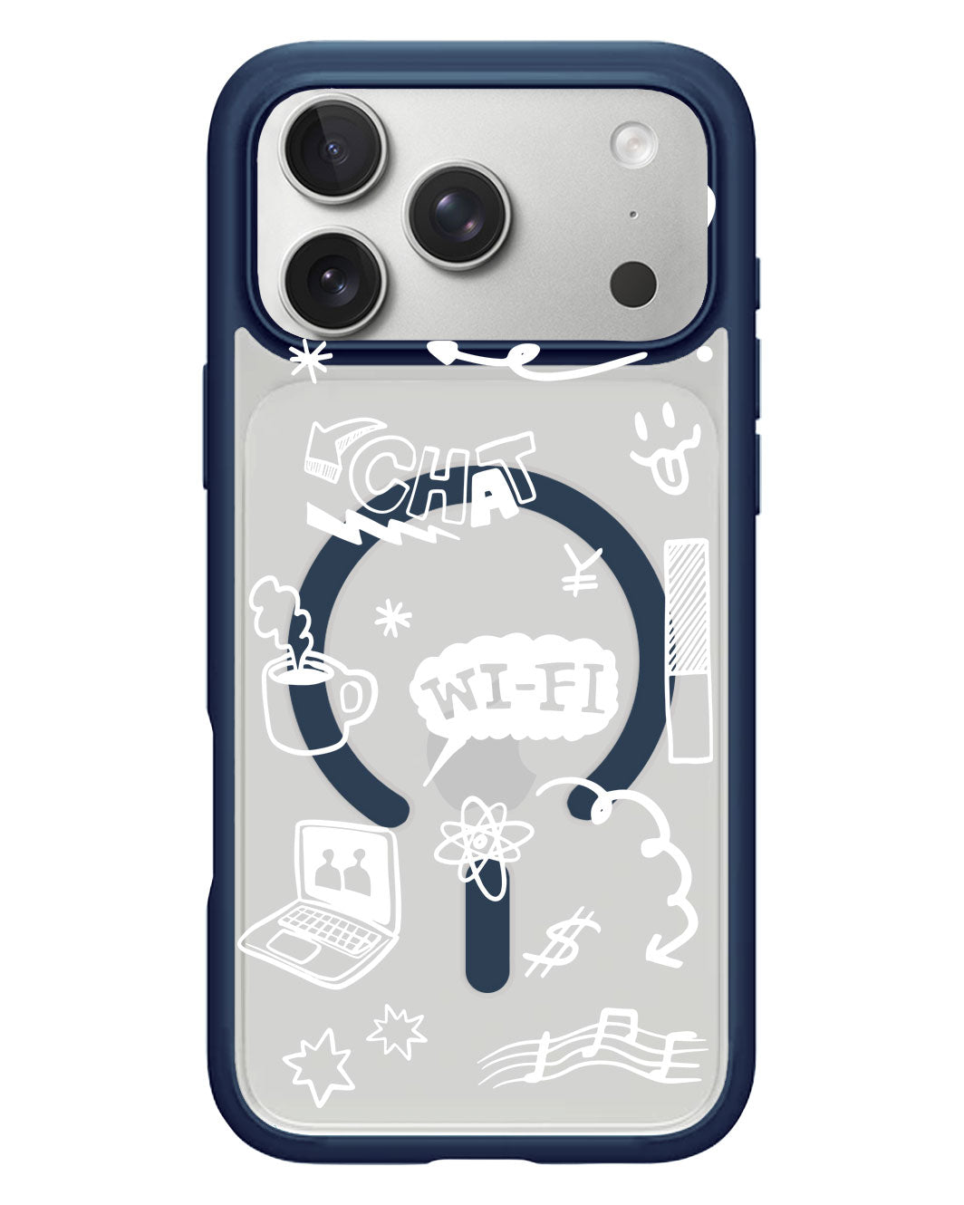 iPhone Rearguard Hybrid - Social White