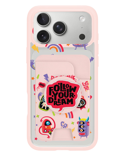 iPhone Magpop Wallet - Baby Monster