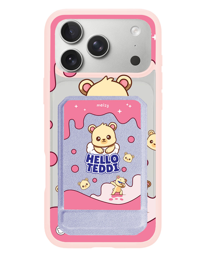 iPhone Magnetic Multifold Wallet - Hello Teddy 2.0