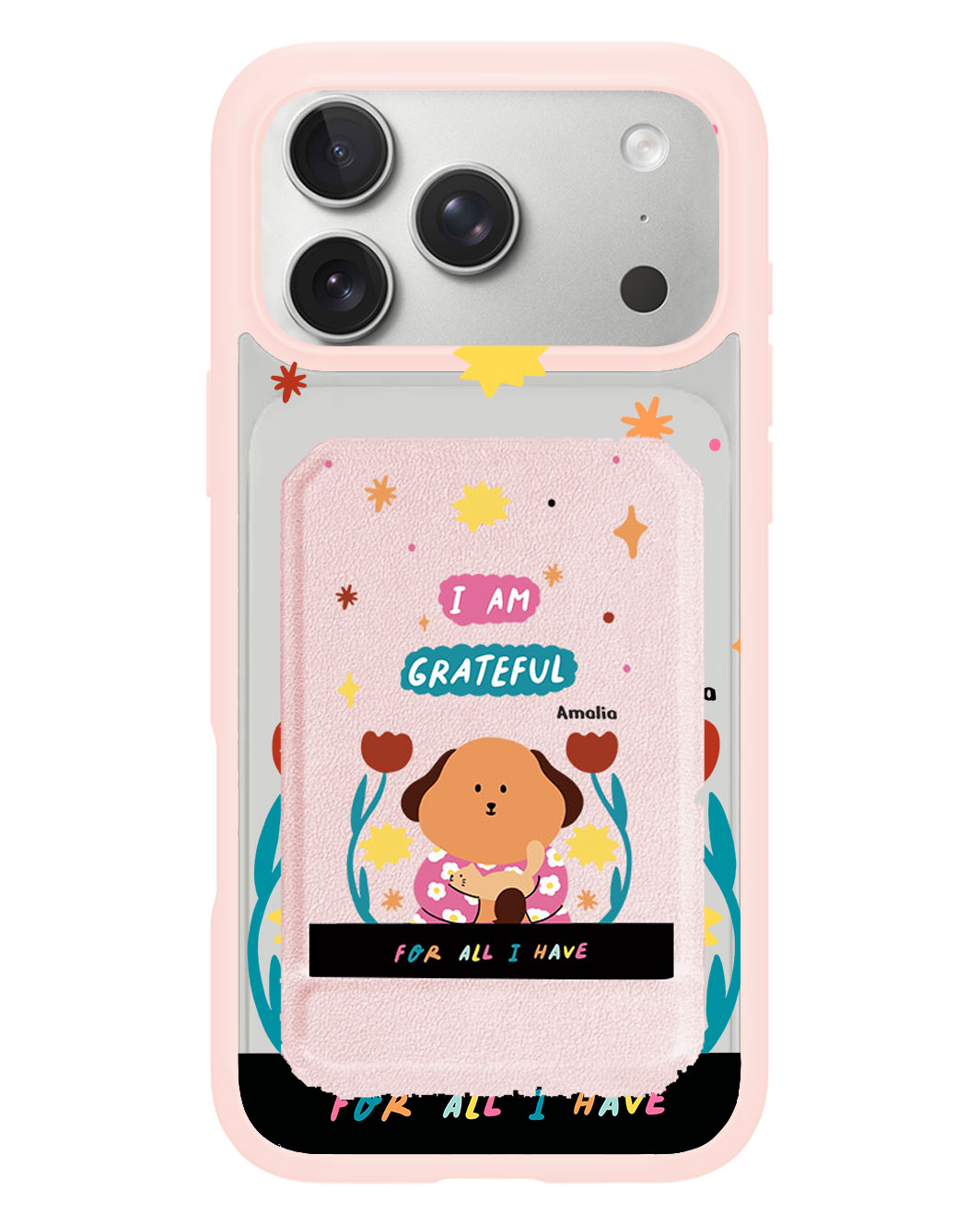 iPhone Magnetic Multifold Wallet - Kiku and The Cat