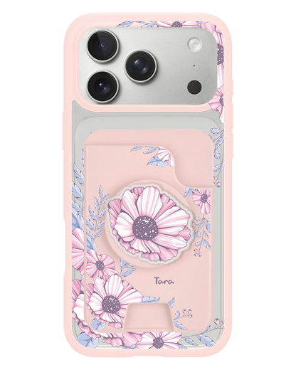 iPhone Magpop Wallet - Pink Blossom