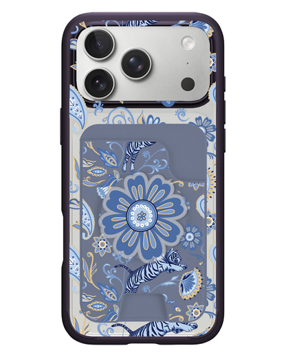 iPhone Magpop Wallet - Tiger & Floral