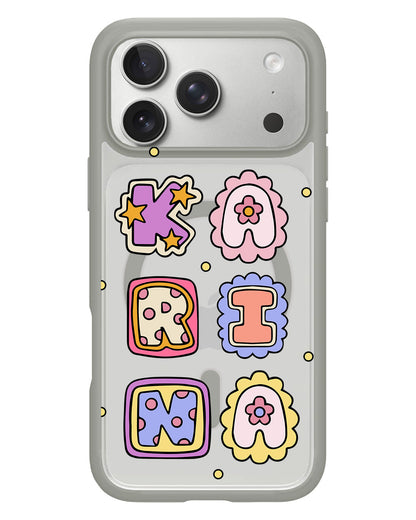 iPhone Rearguard Hybrid - Adorable Monogram 2.0