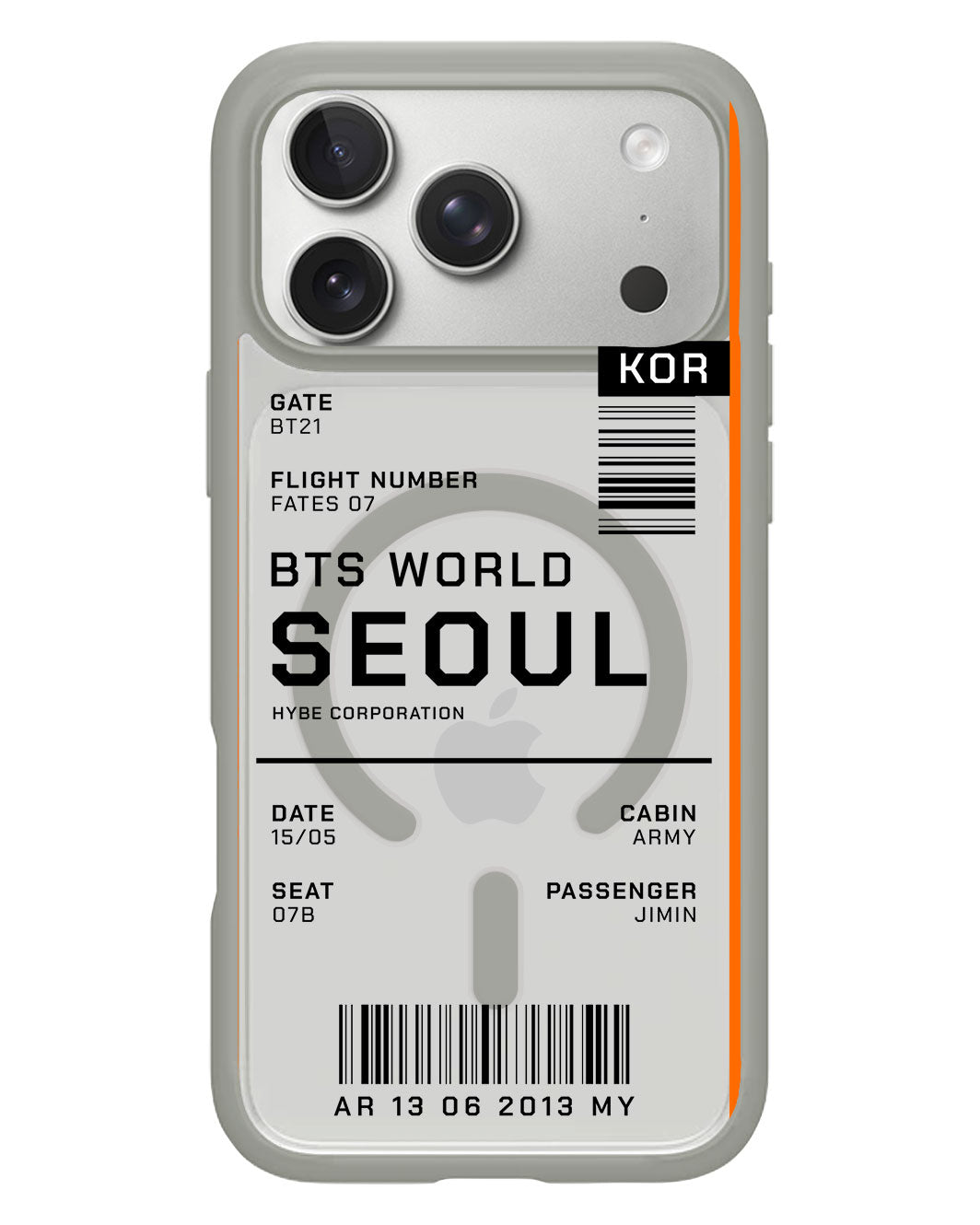 iPhone Rearguard Hybrid - BTS World Ticket