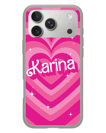 iPhone Rearguard Hybrid - Barbie Love Pattern