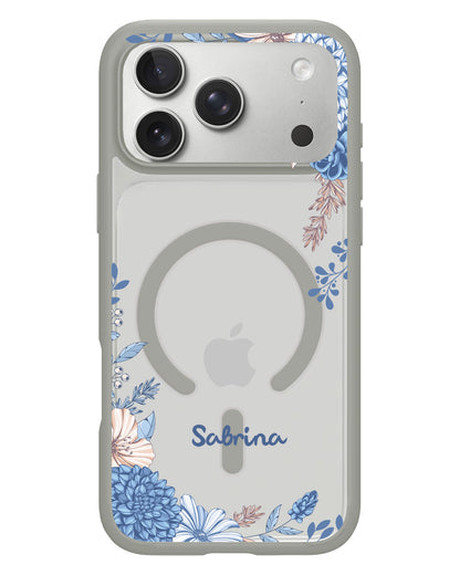iPhone Rearguard Hybrid - Blue Florals