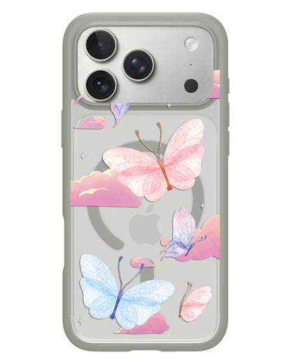iPhone Rearguard Hybrid - Butterfly Clouds