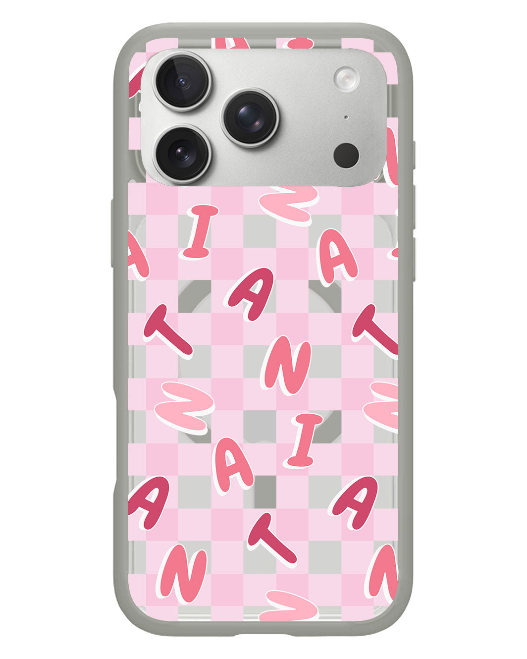 iPhone Rearguard Hybrid - CUSTOM MONOGRAM 3.0 Checkered 1.0