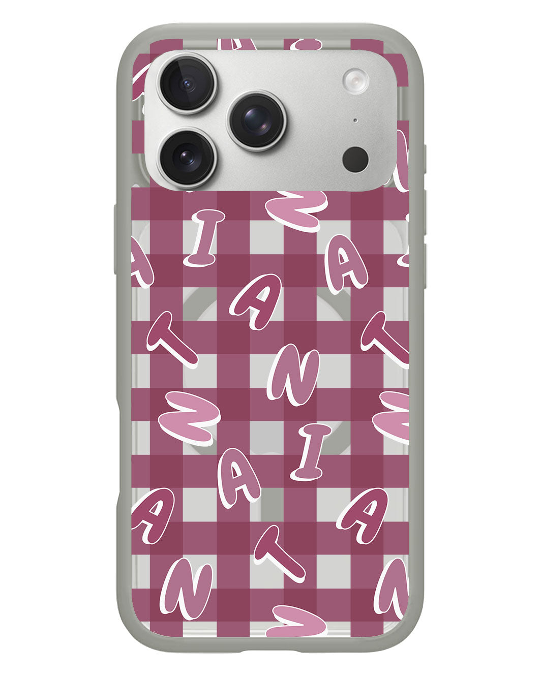 iPhone Rearguard Hybrid - CUSTOM MONOGRAM 3.0 Checkered 2.0