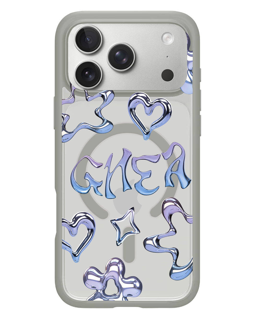 iPhone Rearguard Hybrid - Chrome Monogram 1.0