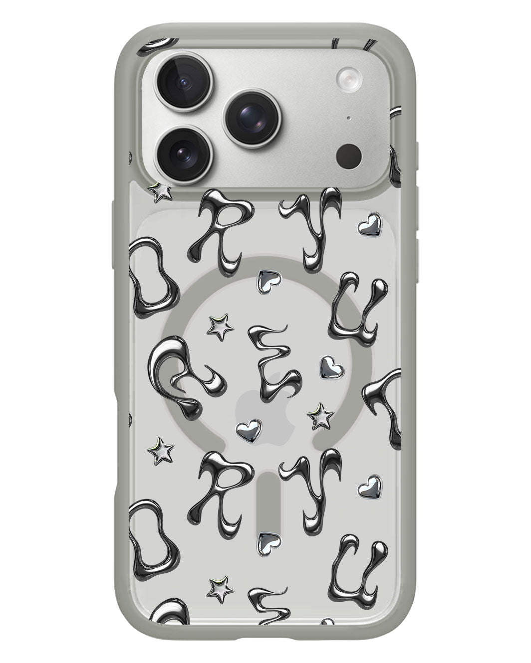 iPhone Rearguard Hybrid - Chrome Monogram 2.0