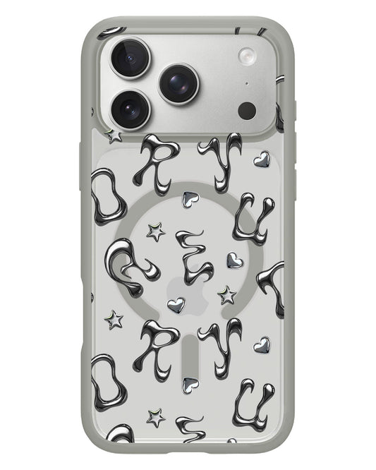 iPhone Rearguard Hybrid - Chrome Monogram 2.0