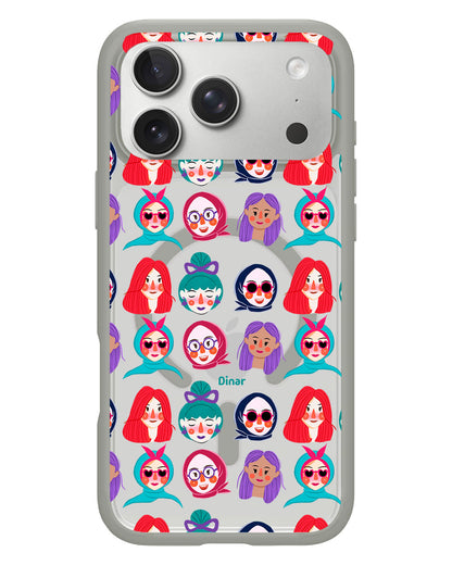 iPhone Rearguard Hybrid - Cute Sweety Faces