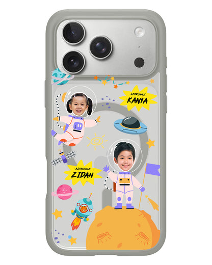 iPhone Rearguard Hybrid - Face Grid Dream Astronaut