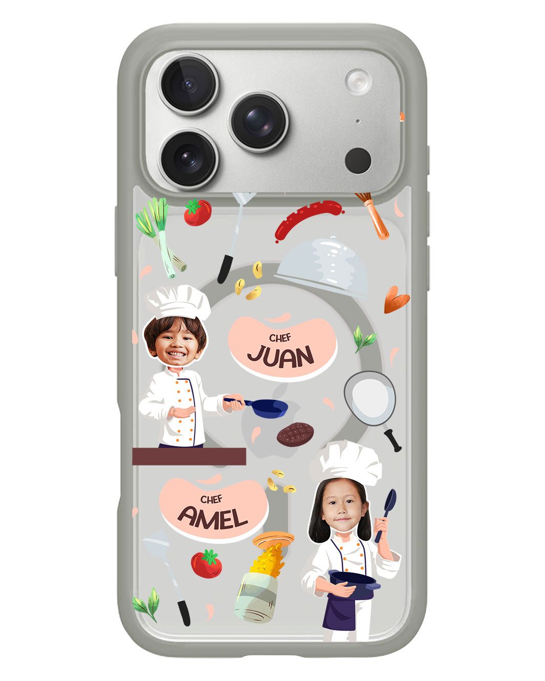 iPhone Rearguard Hybrid - Face Grid Dream Chef