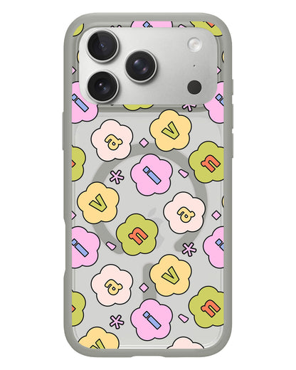 iPhone Rearguard Hybrid - CUSTOM MONOGRAM 3.0 FLOWER PETALS 1.0