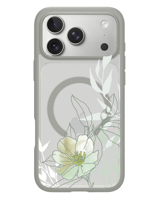 iPhone Rearguard Hybrid - Greenmint Lily