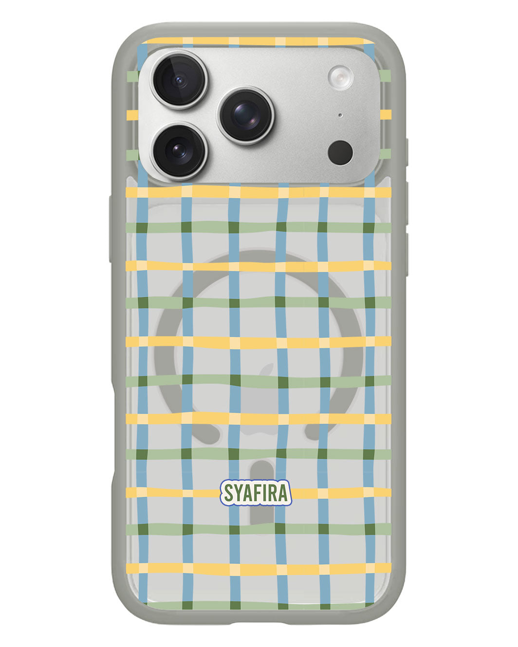 iPhone Rearguard Hybrid - Beige Grid