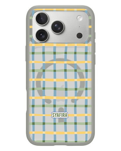 iPhone Rearguard Hybrid - Beige Grid