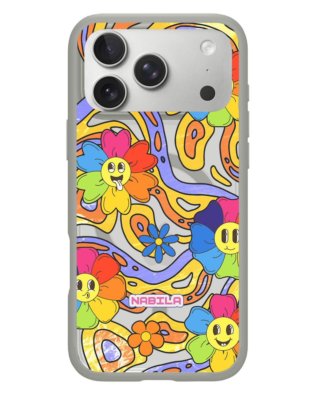 iPhone Rearguard Hybrid - Rainbow Groove