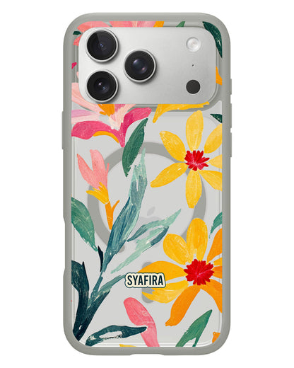 iPhone Rearguard Hybrid - Tropical Flowers