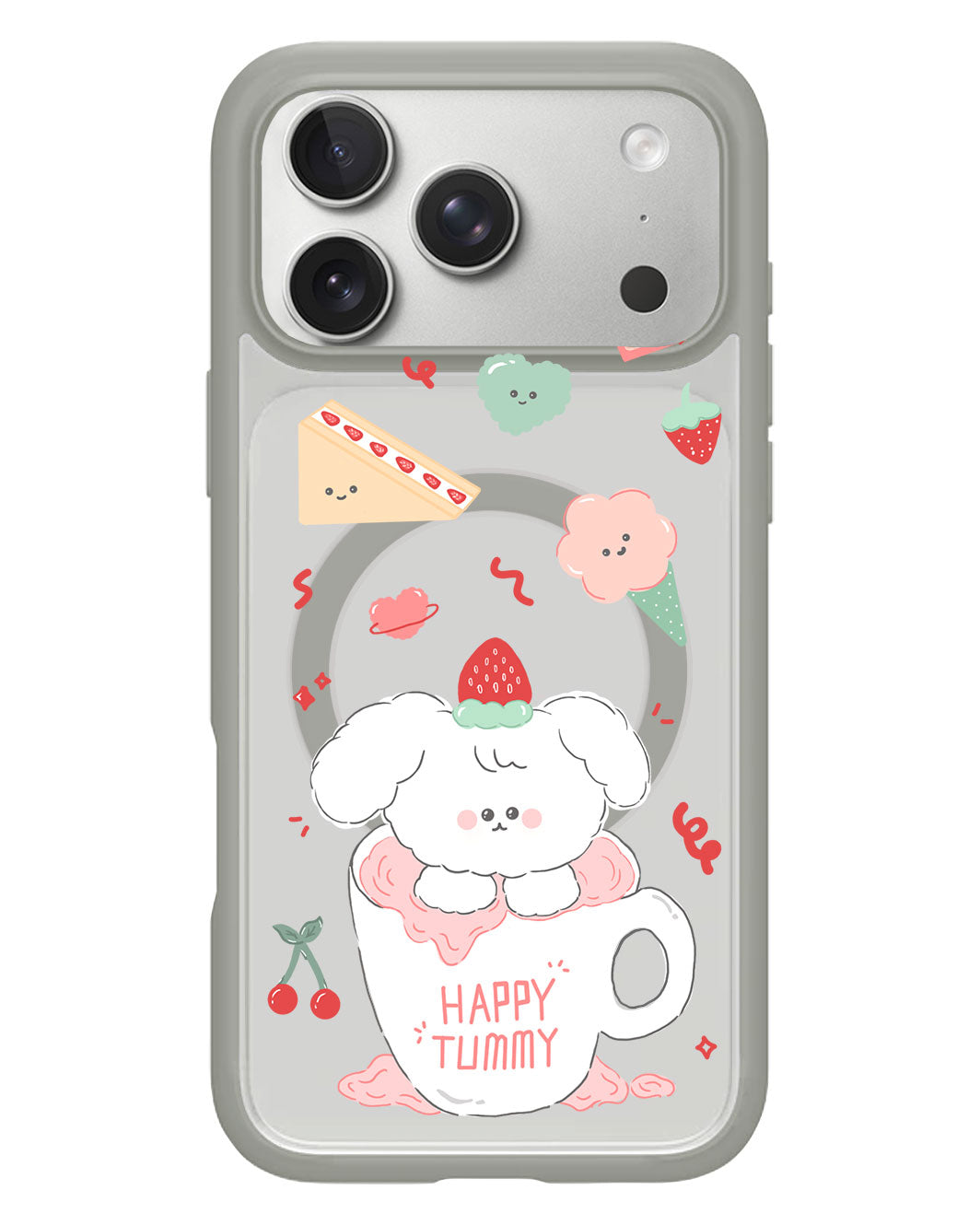 iPhone Rearguard Hybrid - Happy Tummy