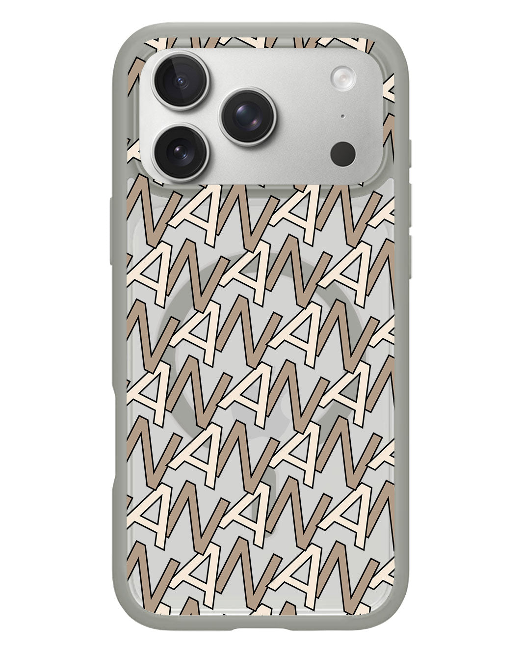 iPhone Rearguard Hybrid - CUSTOM MONOGRAM 3.0 Initial 4.0