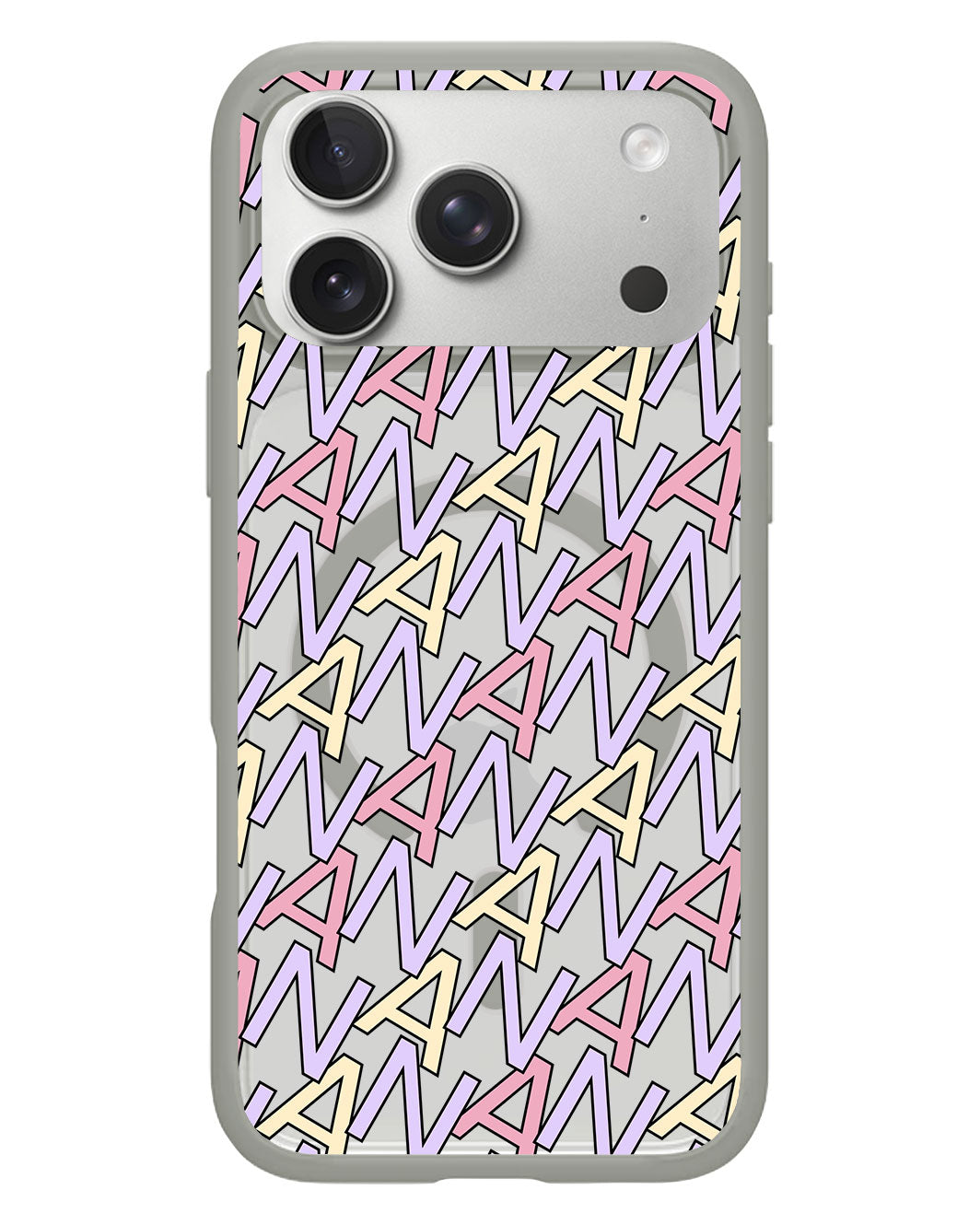 iPhone Rearguard Hybrid - CUSTOM MONOGRAM 3.0 Initial 5.0