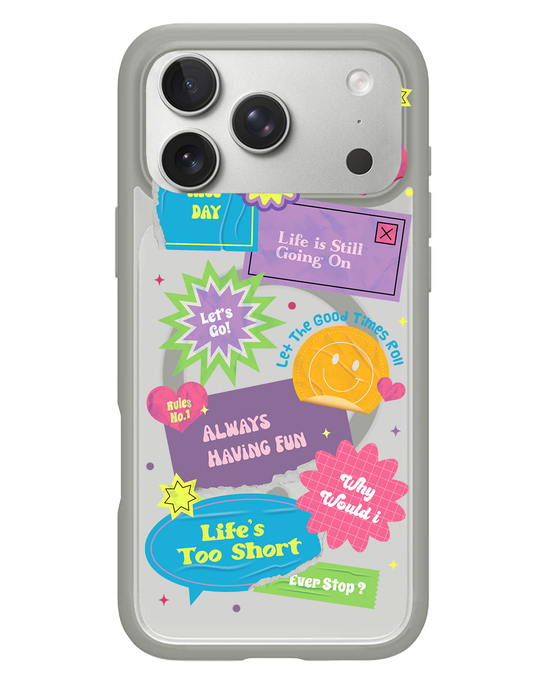 iPhone Rearguard Hybrid - Life's too Short